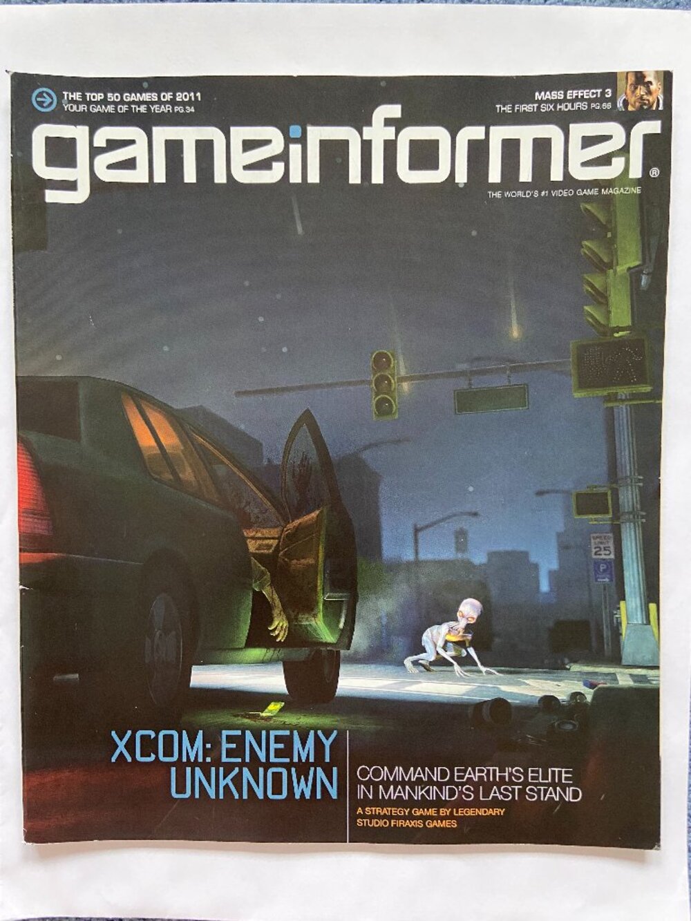 Game Informer Magazine February 2012 Issue 226 XCOM: Enemy Unknown Cover W Label